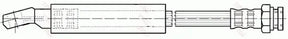 Brake Hose PHD245 - TRW