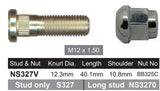 Stud & Nut NS327V - Nice Products | Universal Auto Spares