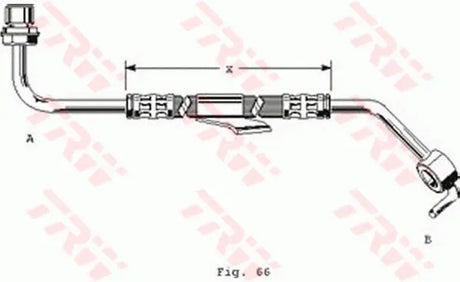 Brake Hose PHD249 - TRW