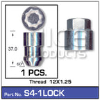 Lock Nuts (set of 1) S4-1LOCK - Nice Products | Universal Auto Spares