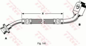Brake Hose PHD287 - TRW