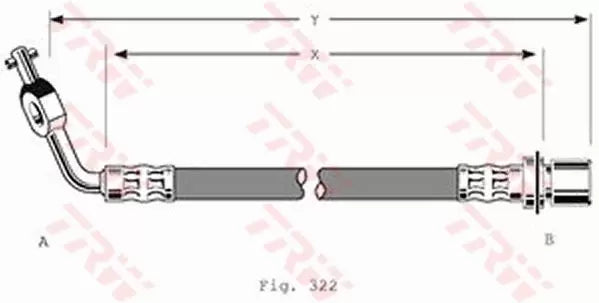 Brake Hose PHD292 - TRW