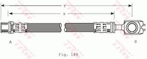 Brake Hose PHD309 - TRW