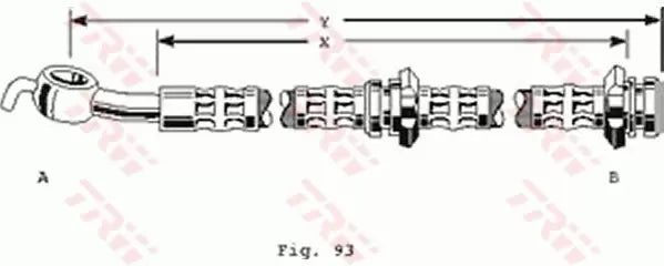 Brake Hose PHD310 - TRW
