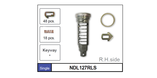 Uncoded Lock NDL127RLS - Nice Products | Universal Auto Spares