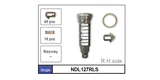 Uncoded Lock NDL127RLS - Nice Products | Universal Auto Spares