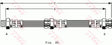 Brake Hose PHD327 - TRW