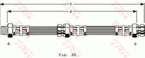 Brake Hose PHD327 - TRW