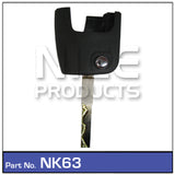 Key Blank W/Out Transponder NK63 - Nice Products | Universal Auto Spares