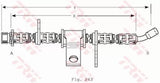 Brake Hose PHD370 - TRW