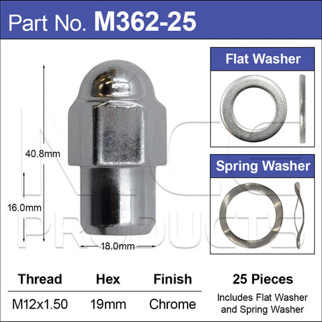Mag Nuts M362-25 - Nice Products | Universal Auto Spares