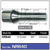 One Piece Stud NR640 - Nice Products | Universal Auto Spares