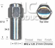 Mag Nuts pk25 M457-25 - Nice Products | Universal Auto Spares
