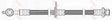 Brake Hose PHD461 - TRW