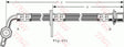 Brake Hose PHD477 - TRW