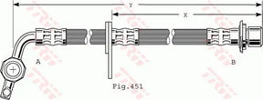 Brake Hose PHD477 - TRW