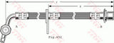 Brake Hose PHD496 - TRW
