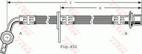 Brake Hose PHD496 - TRW