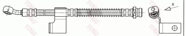Brake Hose PHD530 - TRW