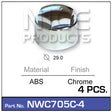 Wheel Nut Cover Chrome (4) NWC705C-4 - Nice Products | Universal Auto Spares