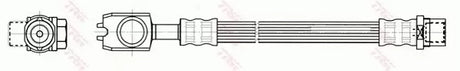 Brake Hose PHD557 - TRW
