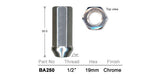 Chrome Nuts pk100 BA250-100 - Nice Products | Universal Auto Spares
