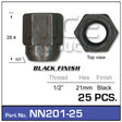 Wheels Nuts PK25 NN201-25 - Nice Products | Universal Auto Spares