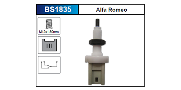 Brake Light Switch BS1835 - Nice Products | Universal Auto Spares