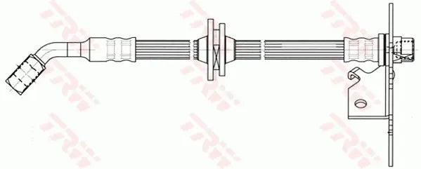 Brake Hose PHD7033 - TRW