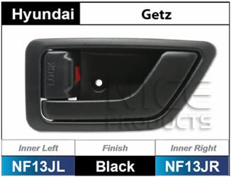 Door Handle NF13JR - Nice Products | Universal Auto Spares