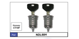 Door Locks Pair NDL88H - Nice Products | Universal Auto Spares