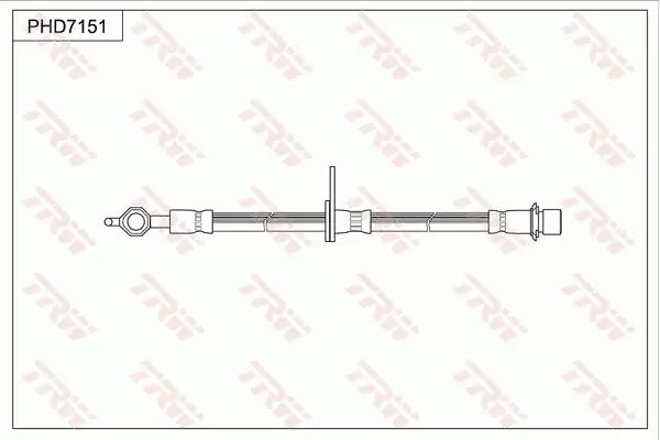 Brake Hose PHD7151 - TRW