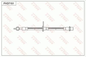 Brake Hose PHD7151 - TRW