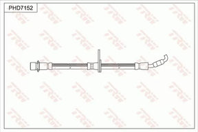 Brake Hose PHD7152 - TRW