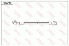 Brake Hose PHD7189 - TRW