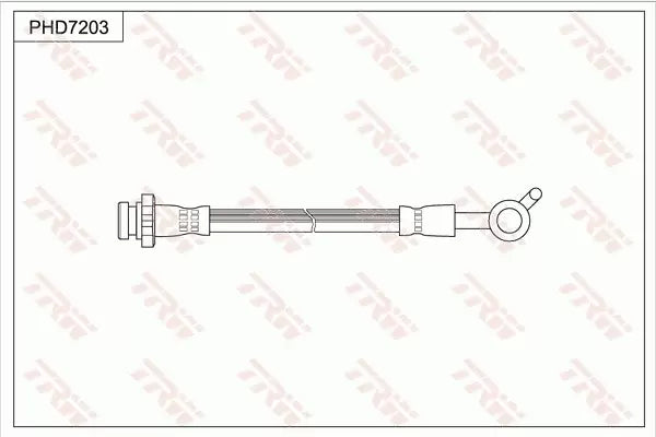 Brake Hose PHD7203:009 - TRW