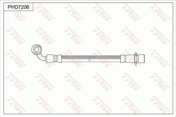 Brake Hose PHD7206 - TRW