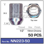 Wheel Nut pk50 NN223-50 - Nice Products | Universal Auto Spares