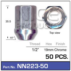Wheel Nut pk50 NN223-50 - Nice Products | Universal Auto Spares