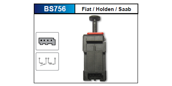 Brake Light Switch BS756 - Nice Products | Universal Auto Spares
