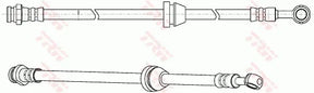 Brake Hose PHD947 - TRW