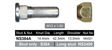 Stud & Nut NS384A - Nice Products | Universal Auto Spares
