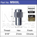 Chrome Nut M900L - Nice Products | Universal Auto Spares