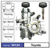 Ignition Lock NI124 - Nice Products | Universal Auto Spares