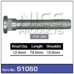 Long wheel stud S1060 - Nice Products | Universal Auto Spares