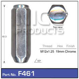Chrome Nuts pk100 F461-100 - Nice Products | Universal Auto Spares
