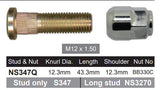 Stud & Nut NS347Q - Nice Products | Universal Auto Spares