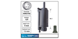 Washer Pump NWP1343 - Nice Products | Universal Auto Spares