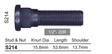 Wheel Stud S214 - Nice Products | Universal Auto Spares