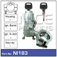 Ignition Lock NI183 - Nice Products | Universal Auto Spares